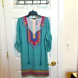 Bohemian summer shift dress or cover up